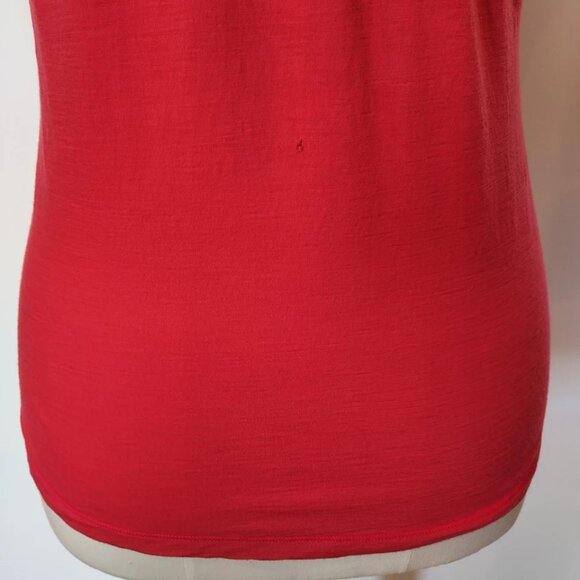SmartWool Womens Coral Pink 100% Merino Wool Short Sleeve Top Medium AS IS - Picture 6 of 10
